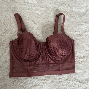 Bustier top/ long line bra